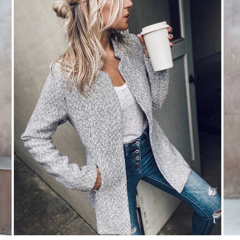 Vici Collection Tayshia Pocketed Coat size Small